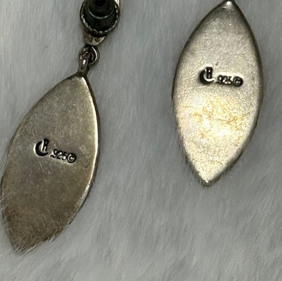 Sterling Silver and Turquoise earrings. Excellent Condition. - Picture 2 of 4